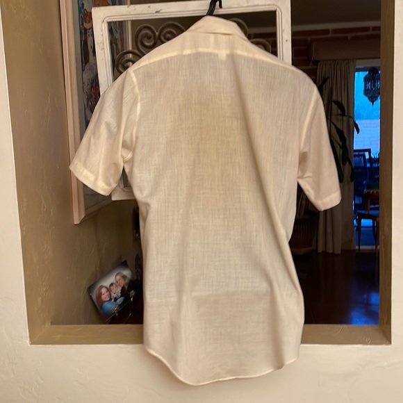 Arrow Kent Men’s Vintage Short Sleeve Size 15 65% 35% Cotton size Small - Picture 5 of 8